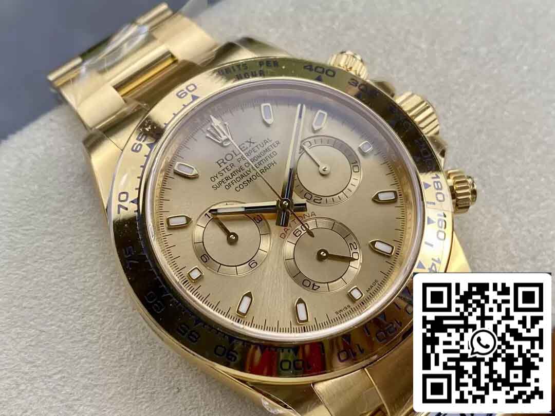 Réplique Rolex Cosmograph Daytona M116508-0003 Or jaune d'usine propre