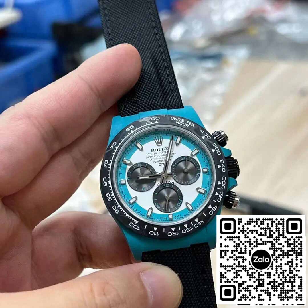 Rolex Daytona 1:1 Best Edition Diw Factory NTPT Carbonfaser-Gehäuse in Blau