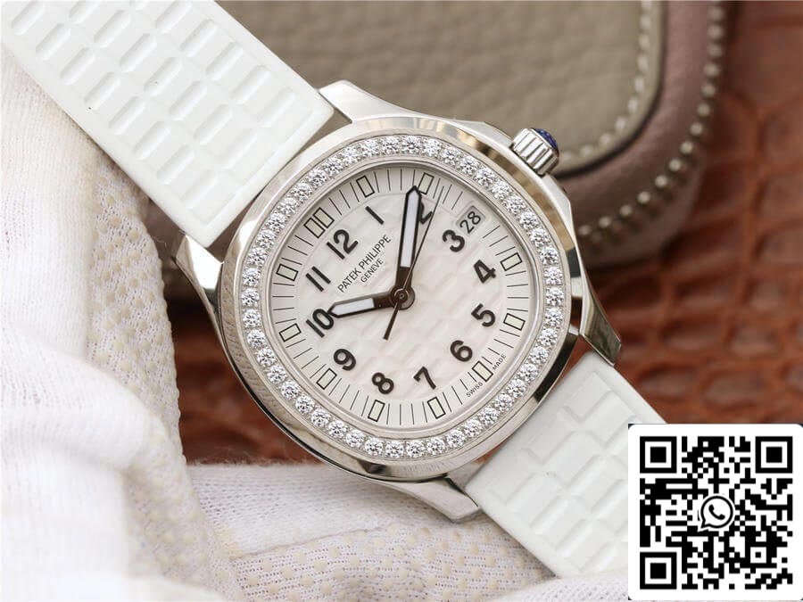 Patek Philippe Aquanaut 5067A-024 1:1 Best Edition PPF Factory Diamond White Dial