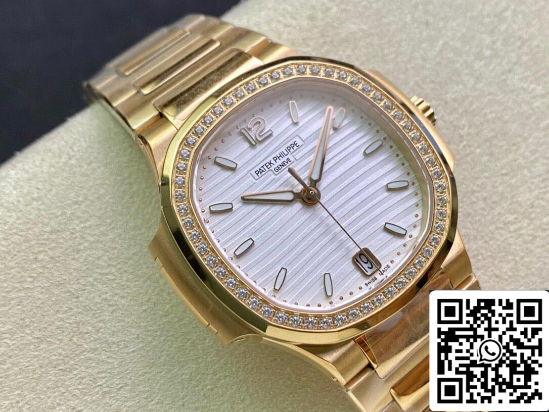 Patek Philippe Nautilus Ladies 7118/1200R-001 1:1 Best Edition 3K Factory Rose Gold