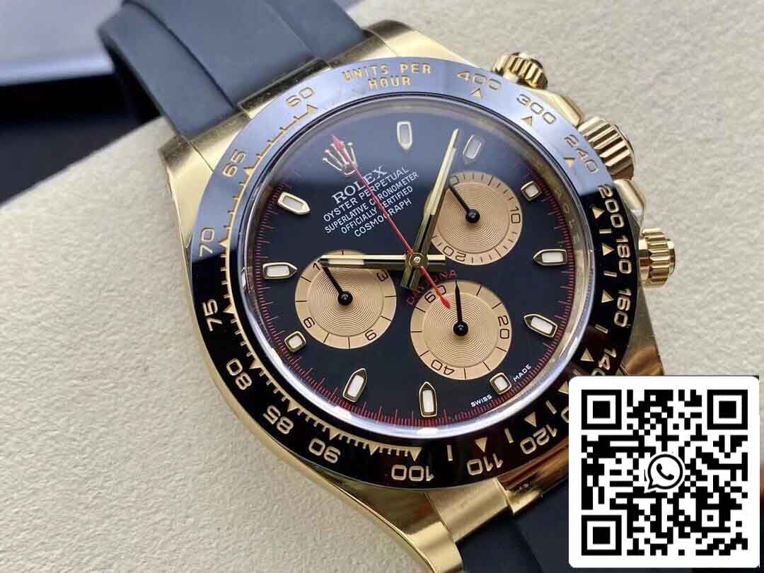 Réplique Rolex Cosmograph Daytona 116518LN-0039 Or jaune d'usine propre