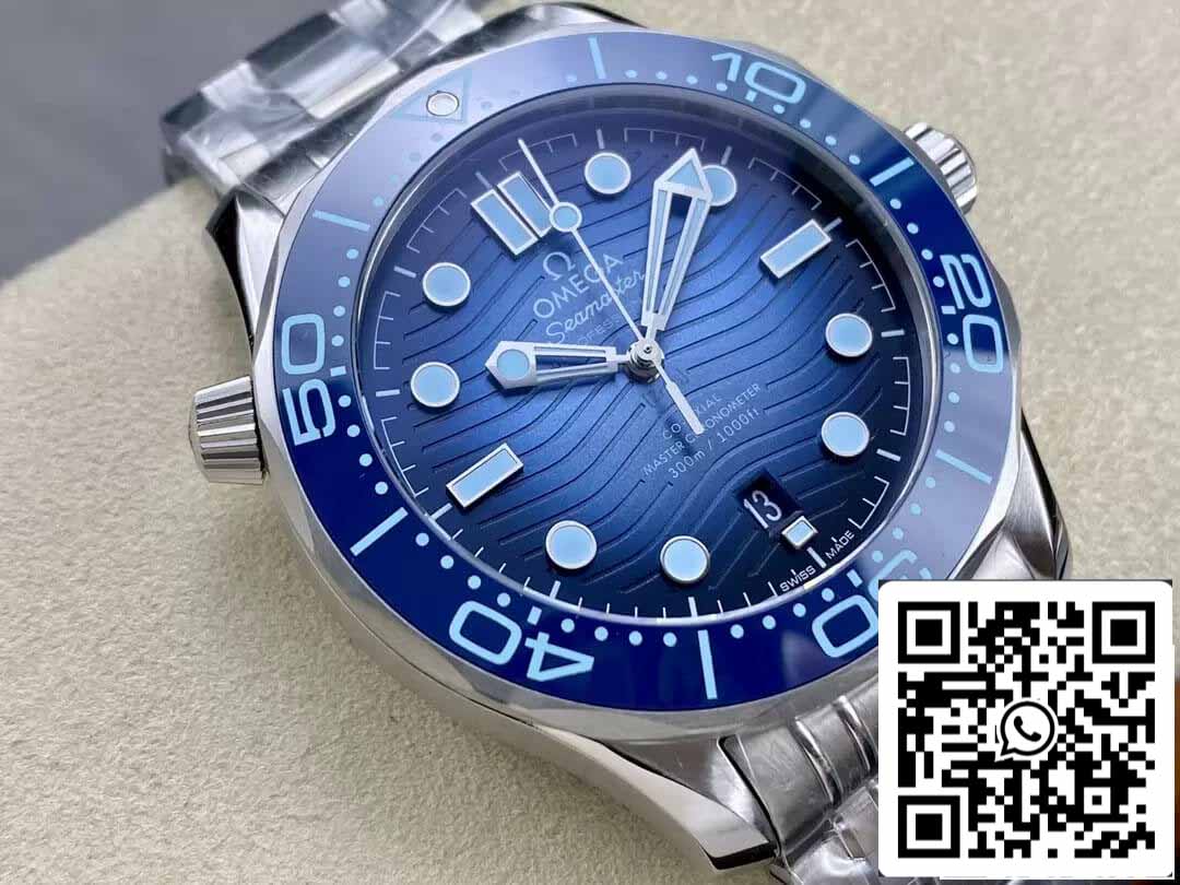 Omega Seamaster Diver 300M 210.30.42.20.03.003 Bleu d'été 1:1 Meilleure édition VS Cadran bleu d'usine