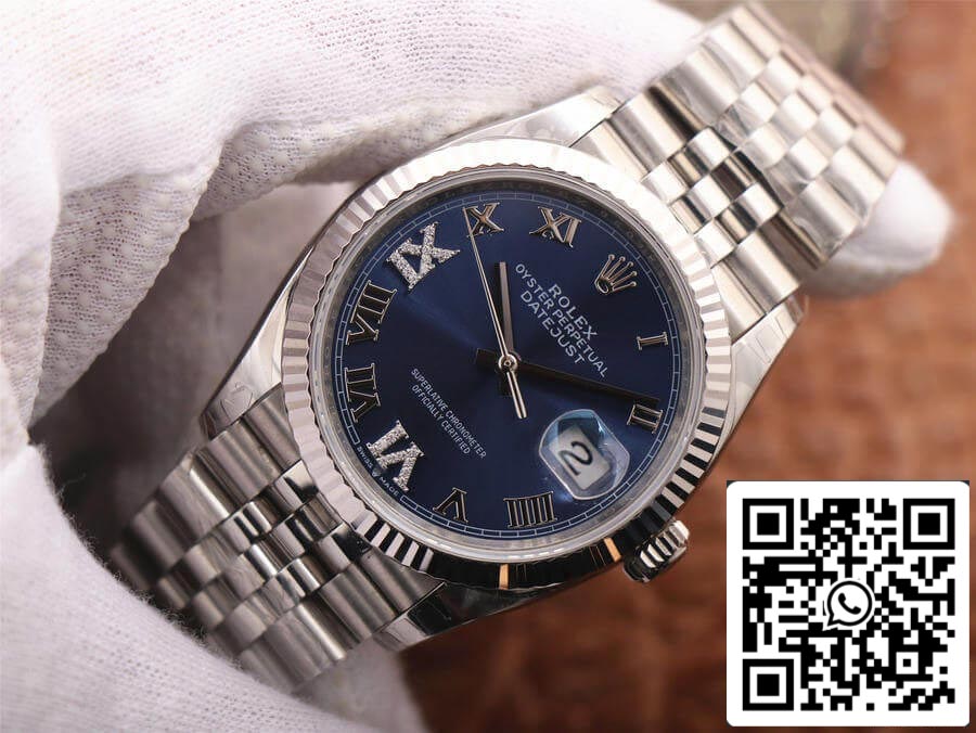 Rolex Datejust 126234 1:1 Meilleure édition EW Factory Cadran bleu