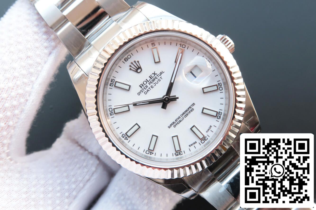 Rolex Datejust M126334-0009 1:1 Meilleure édition EW Factory Cadran blanc