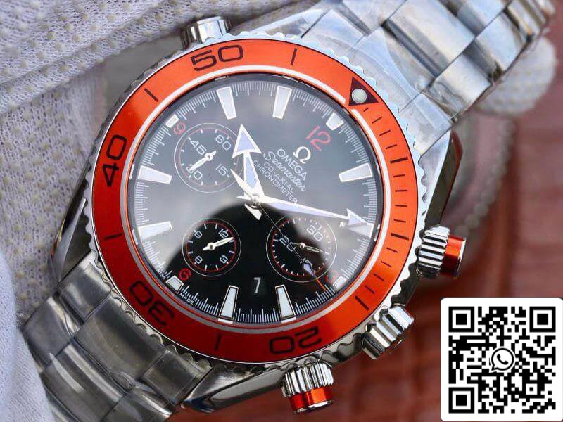 Omega Seamaster Planet Ocean 232.30.46.51.01.002 1:1 Best Edition Swiss ETA7750 Dial negro con marcador naranja