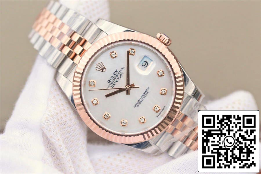 Rolex Datejust M126331-0014 1:1 Meilleure édition EW Factory Cadran en nacre en or rose