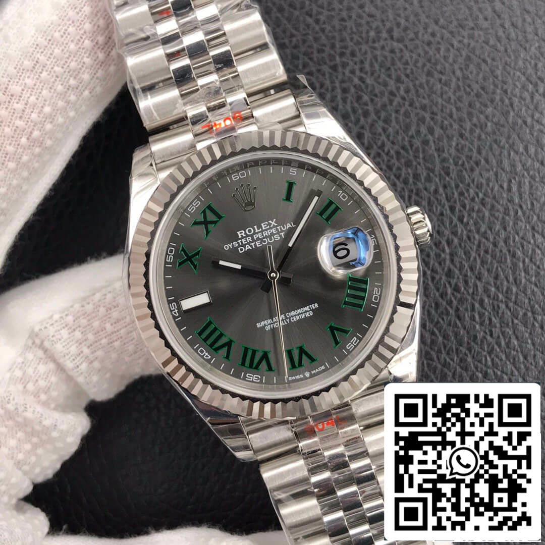 Rolex Datejust M126334-0022 1:1 Meilleure édition EW Factory Gris foncé Gial