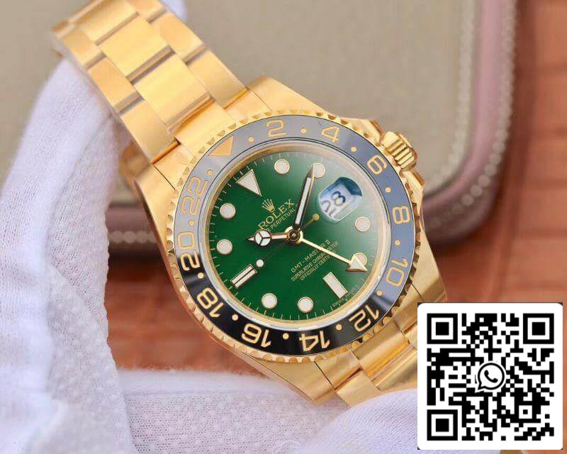 Rolex GMT Master II 116718LN 40mm EW Factory Mechanical Watches 1:1 Best Edition Swiss ETA2836 Green Dial