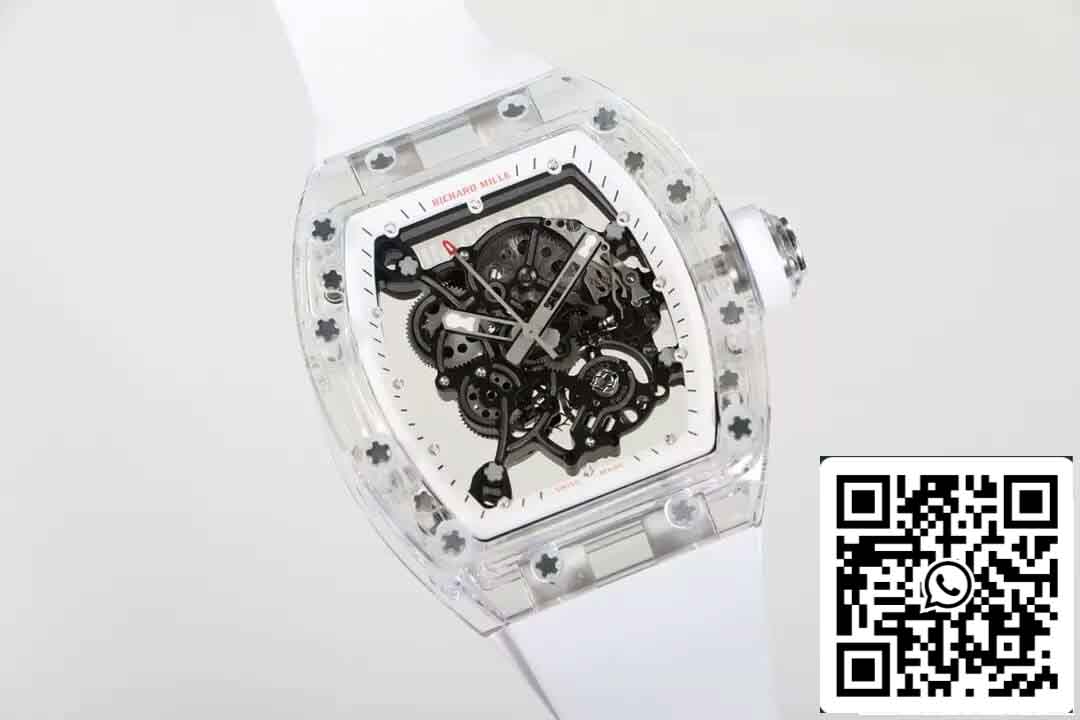 Richard Mille RM055 Meilleur bracelet en caoutchouc RM Factory édition 1:1