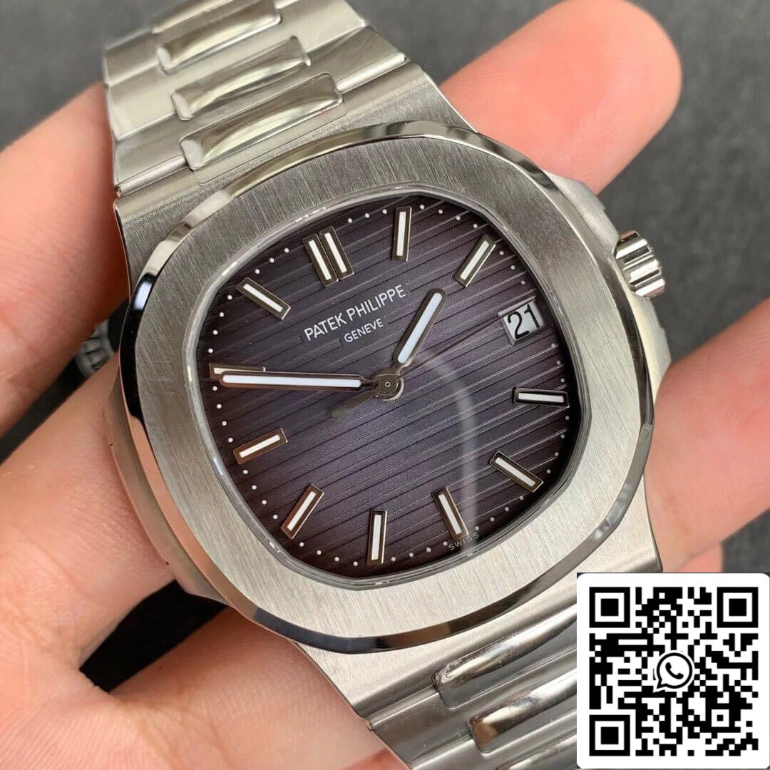 Patek Philippe Nautilus 5711 1:1 Mejor Edición PPF Factory V4 Esfera Gris Suizo ETA324