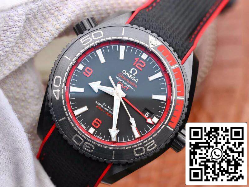 Omega Seamaster Planet Ocean 215.92.46.22.01.003 VS Factory 1:1 Best Edition Schweizer ETA8906 Schwarzes Nylonarmband