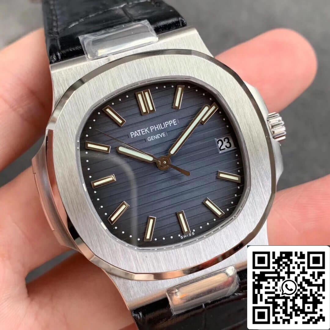 Patek Philippe Nautilus 5711G 1:1 Meilleure édition PPF Factory V4 Cadran bleu Suisse ETA324