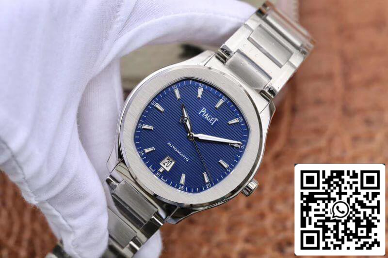 Piaget Polo' S G0A41002 MKS Factory 1:1 Meilleure édition Cadran texturé bleu sur bracelet en acier inoxydable Suisse ETA 1110