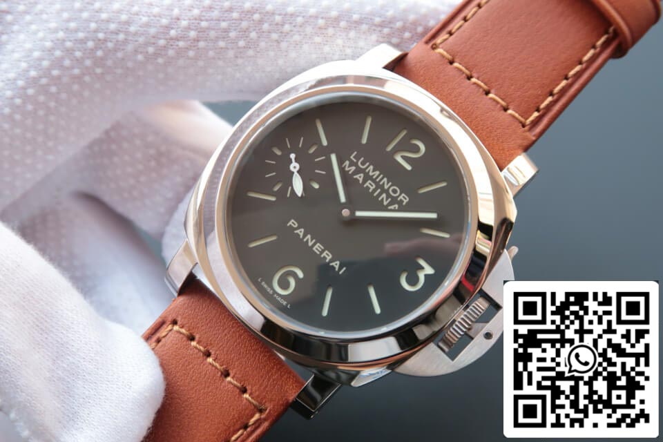 Panerai Luminor PAM 00111 1:1 Meilleure édition VS Cadran noir d'usine