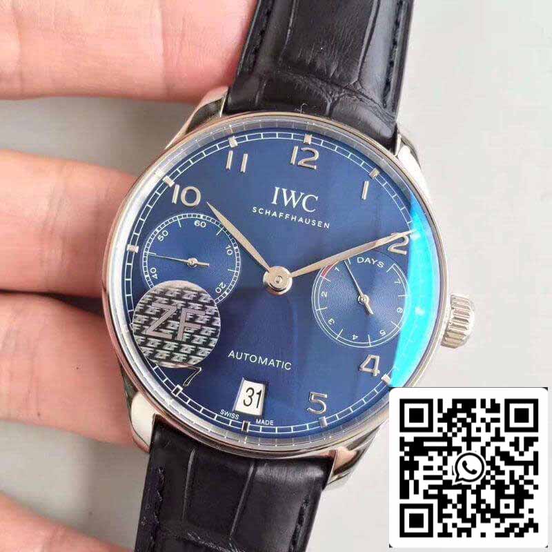 IWC Português IW500703 ZF Factory Relógios Mecânicos 1:1 Melhor Edição Suíça ETA52010