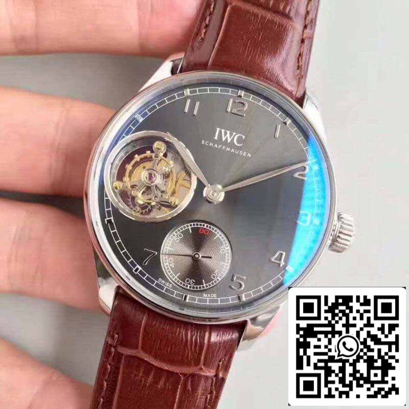 IWC Portuguese Tourbillon IW546301 YL Factory 1:1 Best Edition Swiss Tourbillon Anthracite Dial