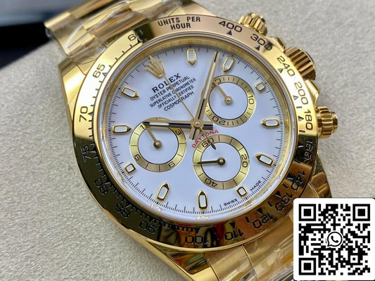 Rolex Daytona M116508-0001 1:1 Meilleure édition BT Factory Cadran blanc