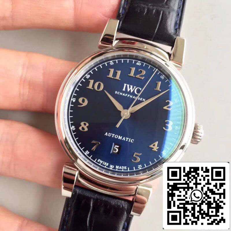 IWC Da Vinci IW356605 MKS Factory 1:1 Best Edition Swiss ETA2892 Blue Dial With Silver Markers