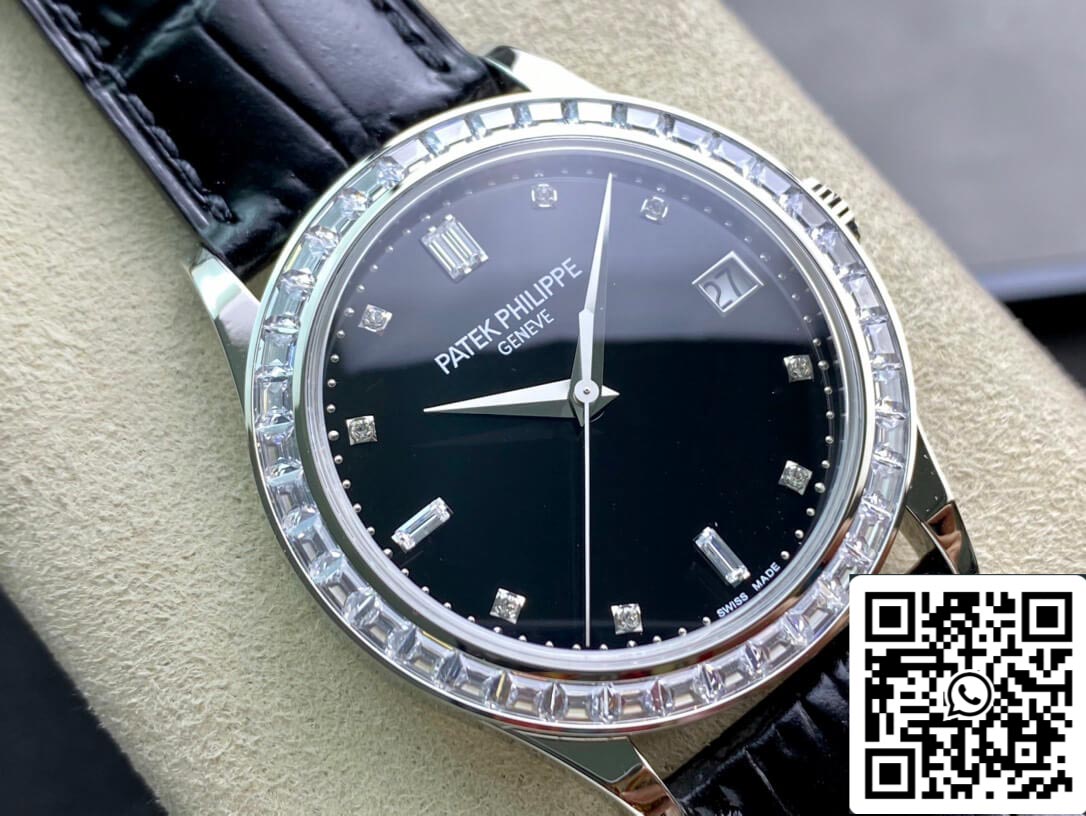 Patek Philippe Calatrava 5298P-012 1:1 Melhor Edição ZF Factory Mostrador Preto