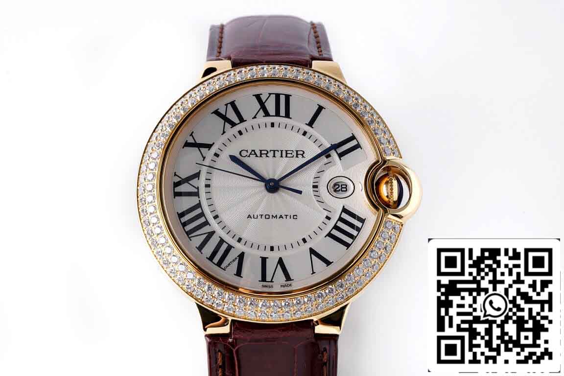 Replica Ballon Bleu De Cartier 42MM WE9007Z3 AF Factory Yellow Gold Case