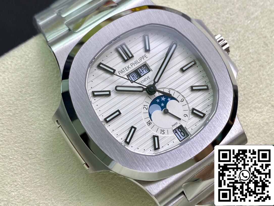 Patek Philippe Nautilus 5726/1A-010 1:1 Meilleure édition PPF Factory Cadran blanc