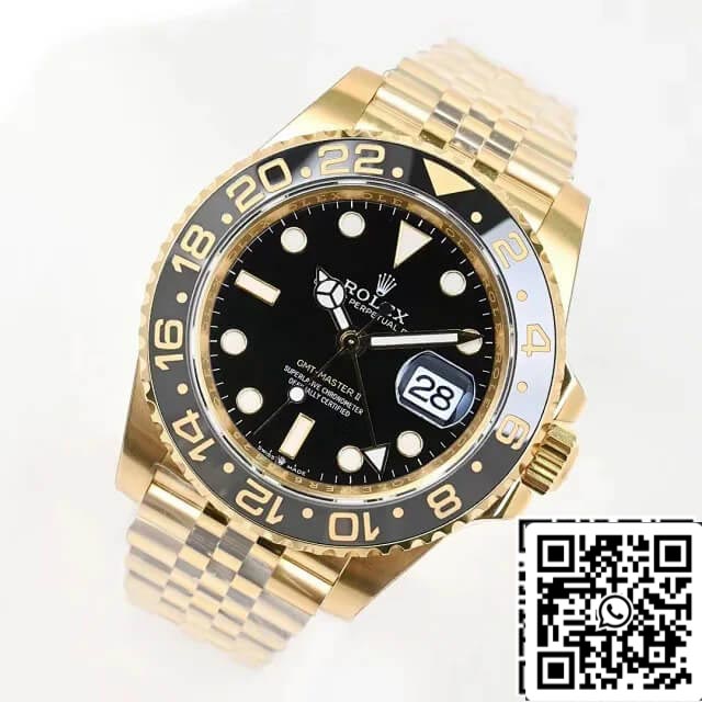 Rolex GMT Master II M126718grnr-0001 1:1 Best Edition EW Factory Black Dial