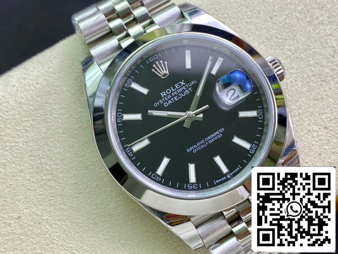 Rolex Datejust M126300-0012 1:1 Best Edition EW Factory Black Dial