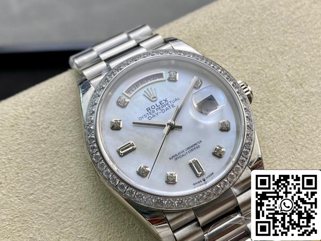 Rolex Day Date 128396TBR-0005 1:1 Meilleure édition EW Factory Cadran fritillaire