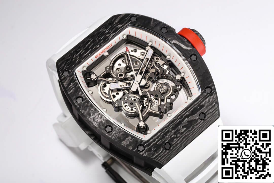 Richard Mille RM-055 1:1 Meilleure édition BBR Factory Boîtier en fibre de carbone