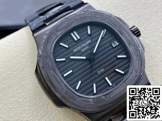 Patek Philippe Nautilus 5711 DiW 1:1 Melhor Edição Mostrador Preto