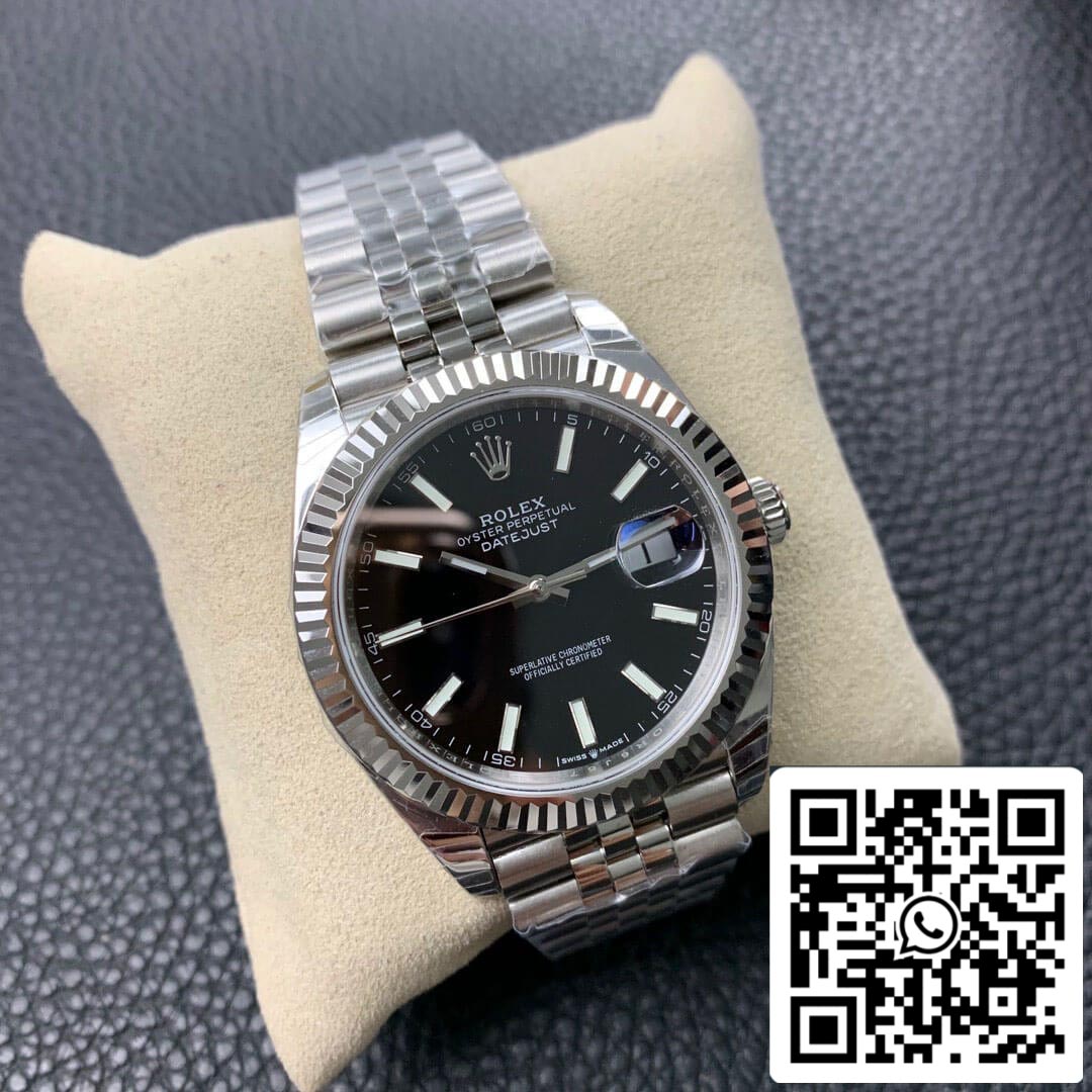 Rolex Datejust M126334-0018 1:1 Meilleure édition EW Factory Cadran noir