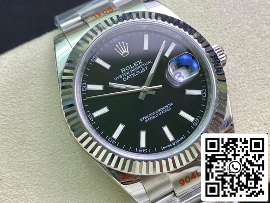 Rolex Datejust M126334-0017 1:1 Meilleure édition EW Factory Cadran noir