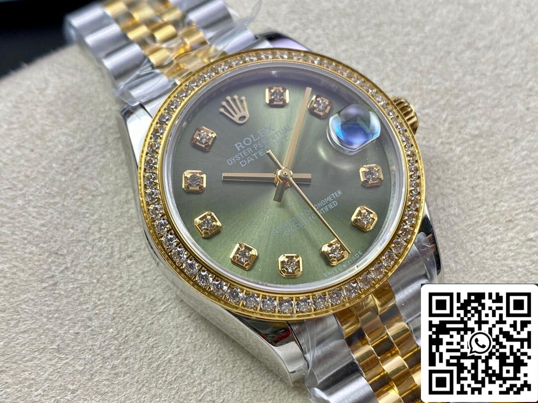 Rolex Datejust M278383RBR-0030 31MM 1:1 Best Edition EW Factory Diamond Bezel