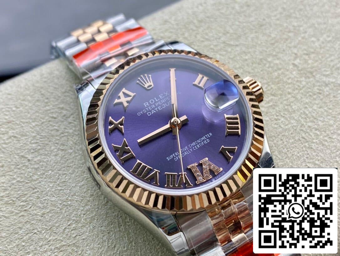 Rolex Datejust M278271-0020 1:1 Meilleure édition TW Factory Cadran violet aubergine