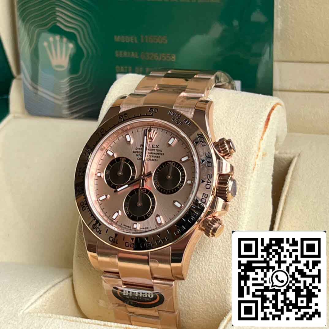 Replica Rolex Daytona M116505-0016 Best 1:1  BT Factory Edition Gold Dial