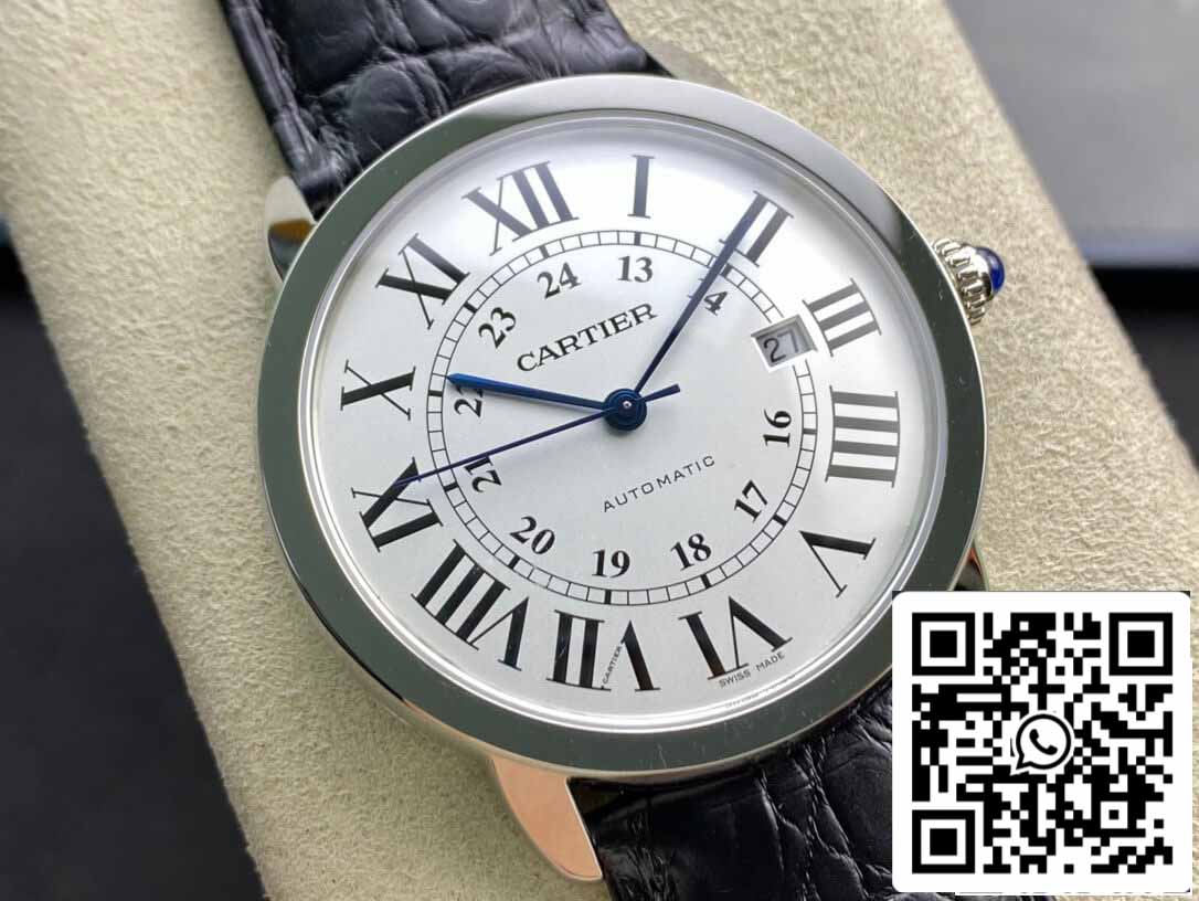 RONDE DE CARTIER W6701010 1:1 Meilleure édition AF Factory Cadran blanc