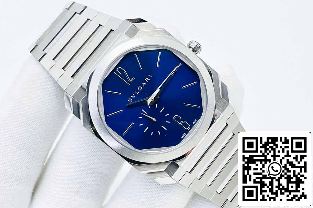 Bvlgari Octo Finissimo 103431 1:1 Beste Edition BV Factory Blaues Zifferblatt