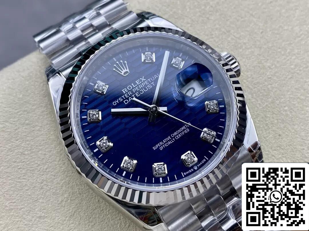 Rolex Datejust M126234-0057 36MM 1:1 Melhor Edição VS Aço Inoxidável de Fábrica