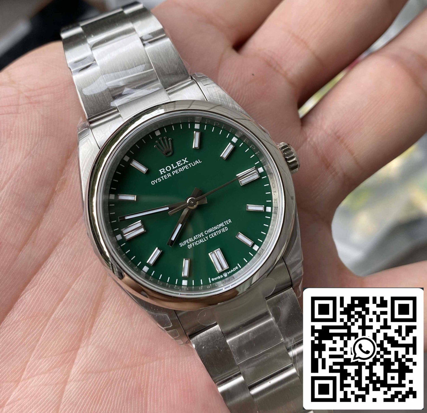 Rolex Oyster Perpetual 41MM M124300-0005 1:1 Meilleure édition VS Factory Acier inoxydable