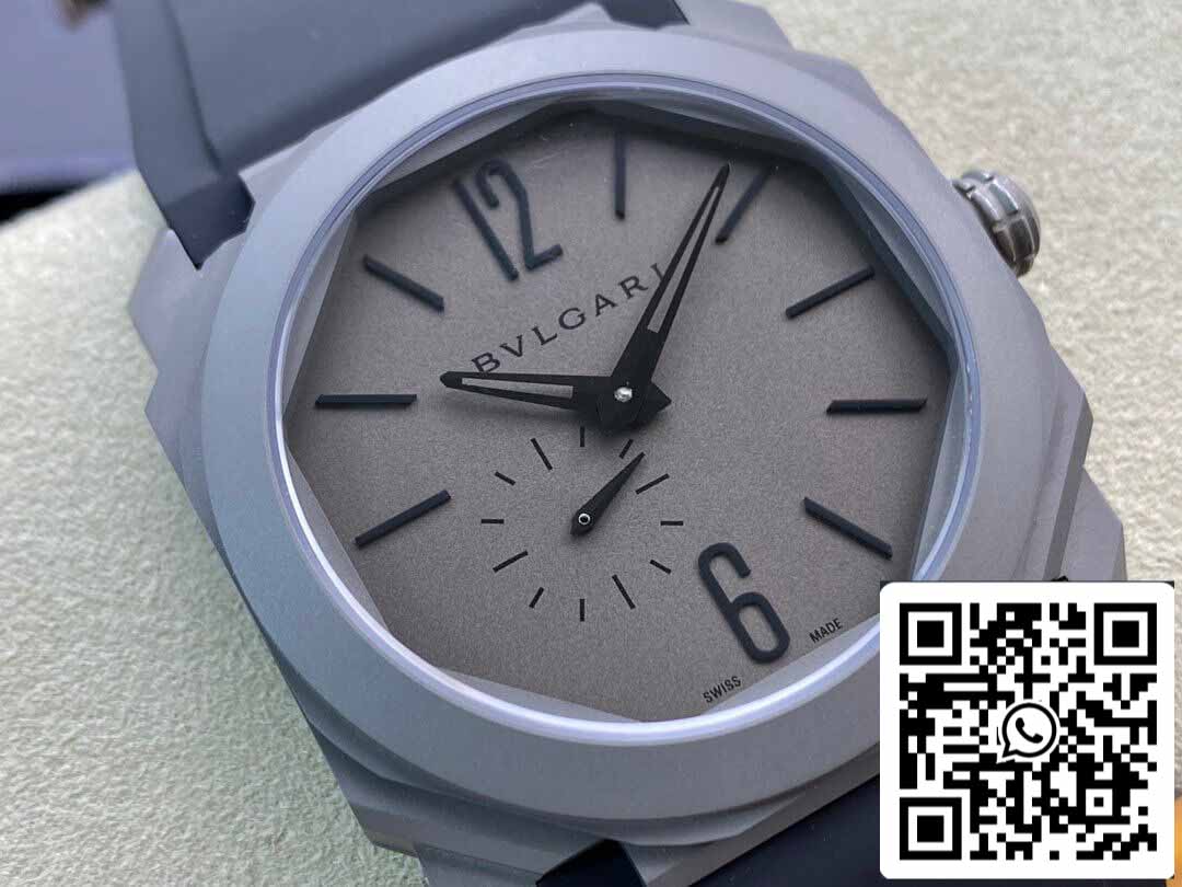 Bvlgari Octo Finissimo 1:1 Best Edition BV Factory V2 Rubber Strap