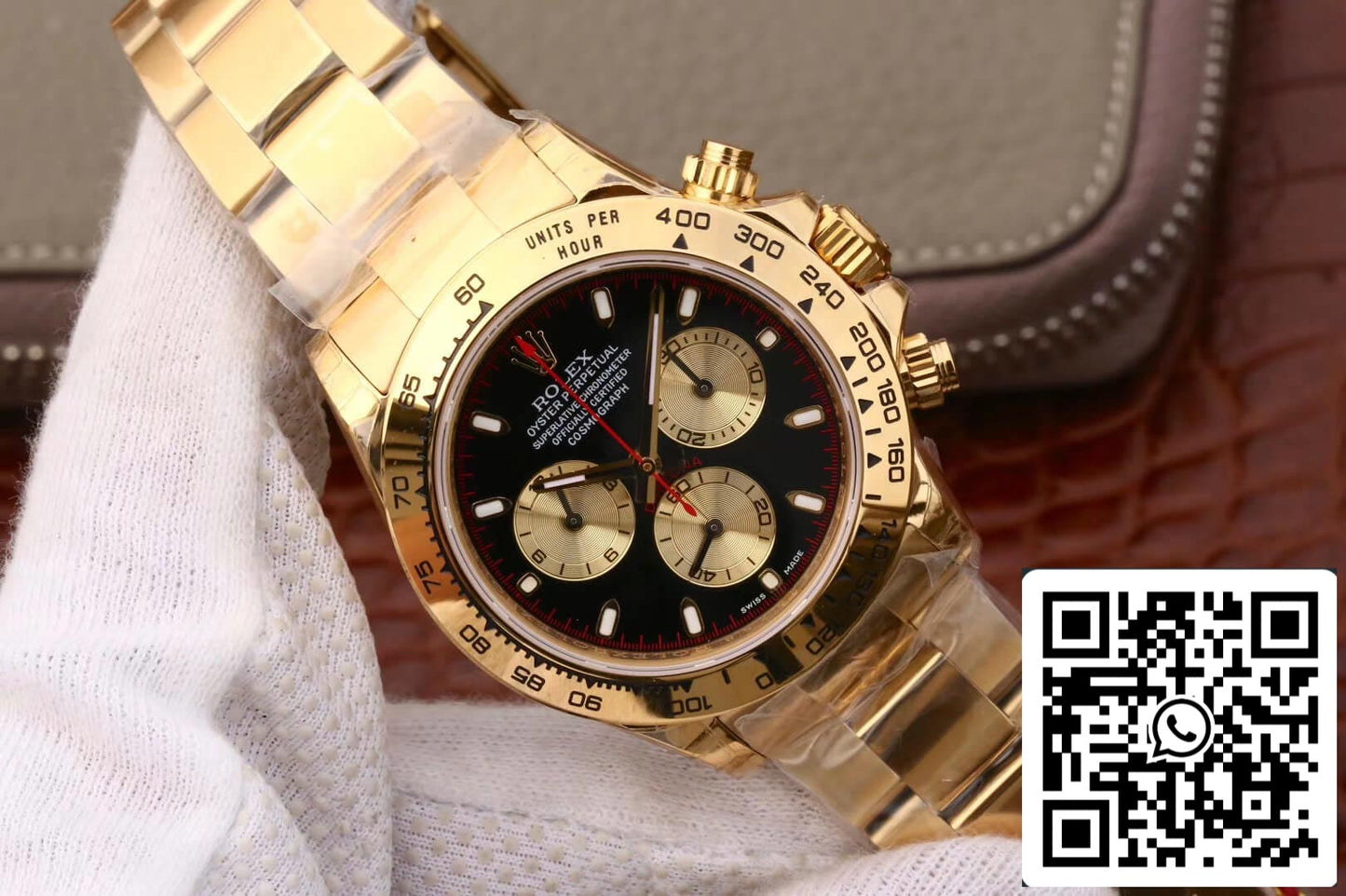 Rolex Daytona Cosmograph M116508-0009 1:1 Beste Edition JH Factory 18K Gold