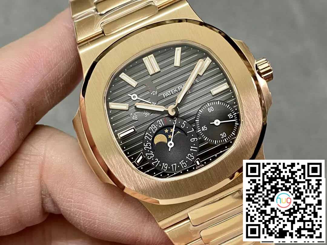 Patek Philippe Nautilus 5712/1R-001 1:1 Meilleure édition PPF Factory V2 Cadran marron