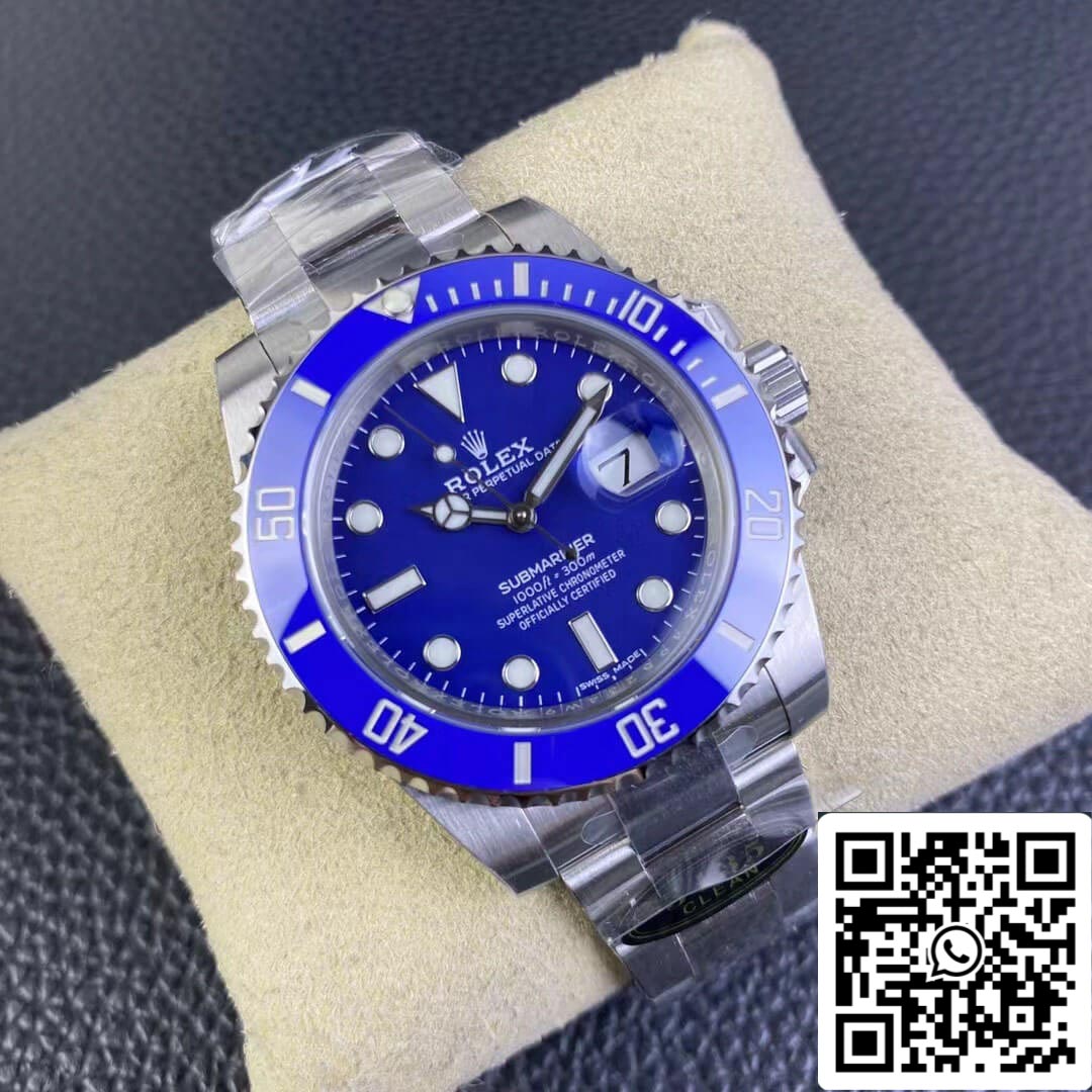 Rolex Submariner 116619LB-97209 40MM 1:1 Best Edition Clean Factory V5 quadrante blu