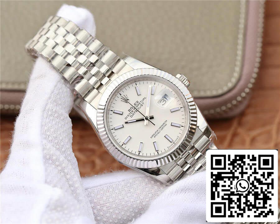 Rolex Datejust 36MM 1:1 Meilleure édition GM Factory Cadran blanc