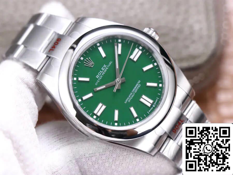 Rolex Oyster Perpetual M124300-0005 41MM 1:1 Melhor Edição EW Factory Aço Inoxidável