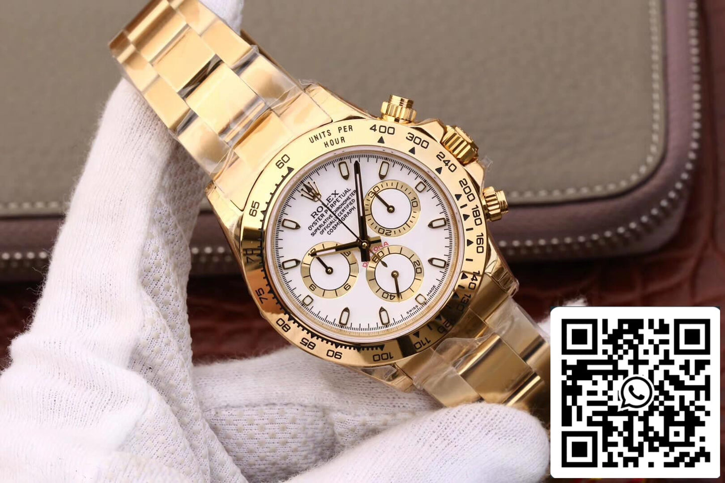 Rolex Daytona Cosmograph M116508-0001 1:1 Best Edition JH Factory weißes Zifferblatt