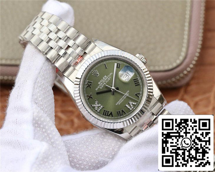 Rolex Datejust 36MM 1:1 Meilleure édition GM Factory Cadran serti de diamants