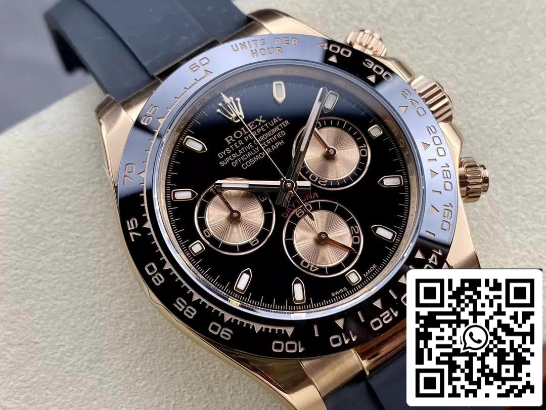 Rolex Cosmograph Daytona M116515LN-0017 1:1 Melhor Edição Clean Factory Mostrador Preto