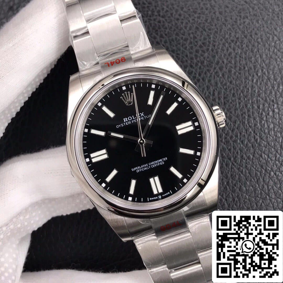 Rolex Oyster Perpetual M124300-0002 41MM 1:1 Melhor Edição EW Factory Aço Inoxidável