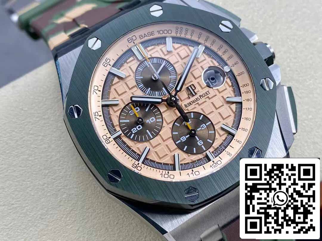 Audemars Piguet Royal Oak Offshore 26400SO.OO.A054CA.01 1:1 Best Edition APF Factory Beige Dial